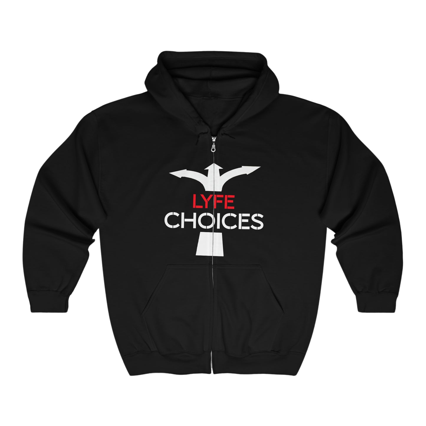 2 GUYZ BREAK BREAD Unisex Heavy Blend™ Full Zip Hooded Sweatshirt