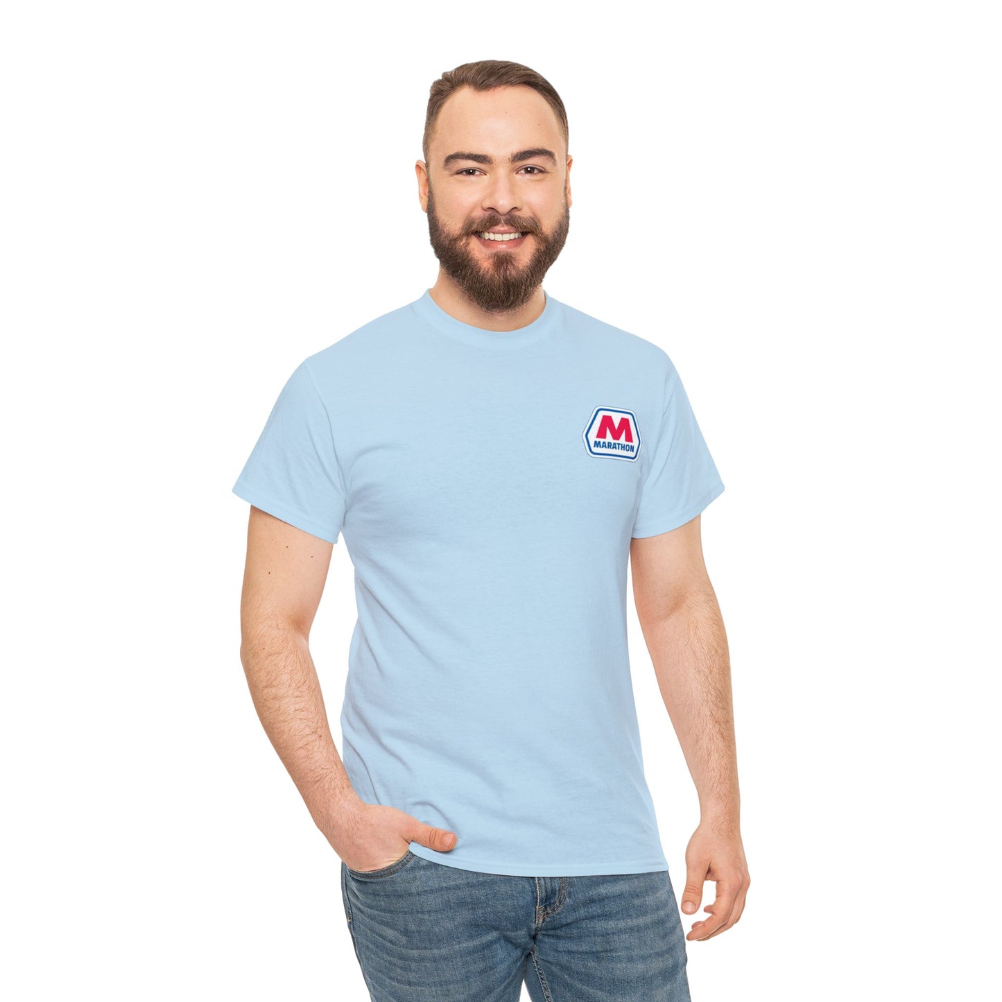 Marathon Unisex Heavy Cotton Tee (Small Logo)