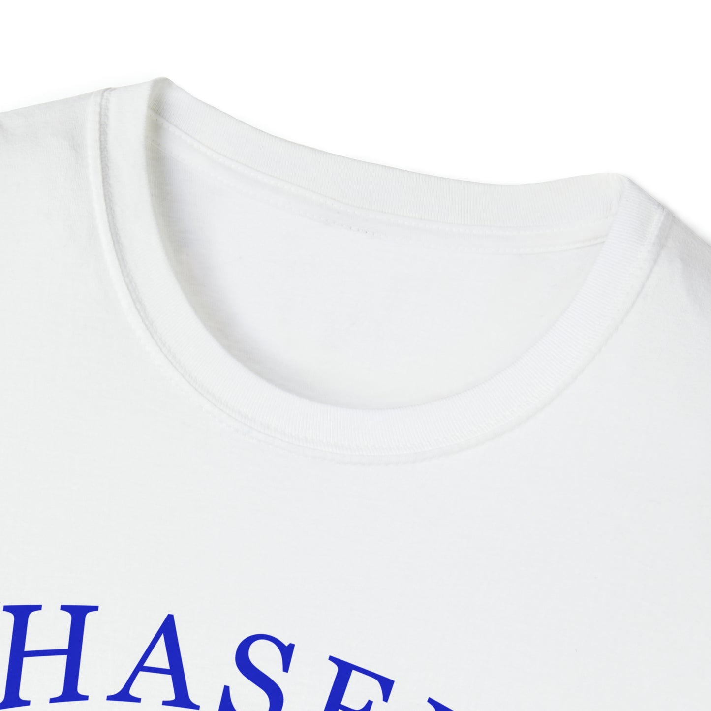 White unchained New Style Chasers Unisex Softstyle T-Shirt