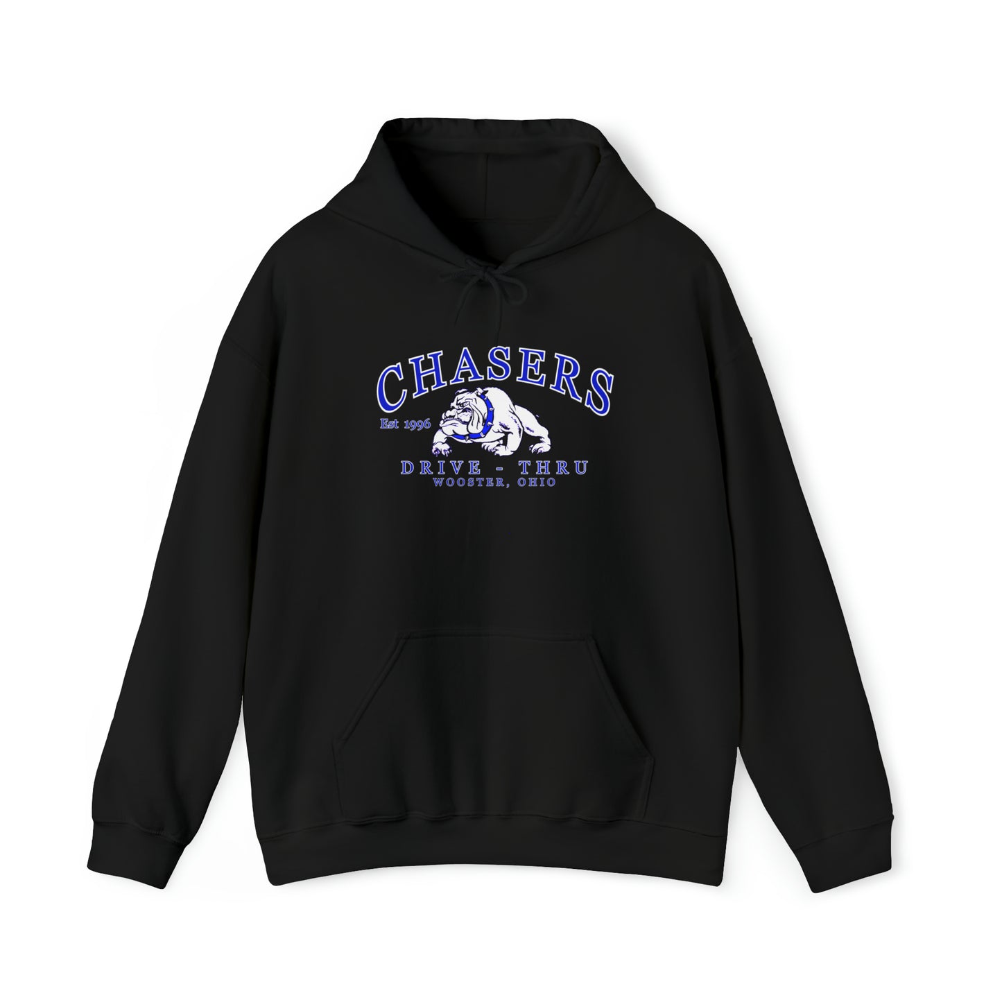 White & Black Chasers Unisex Heavy Blend™ Hooded Sweatshirt