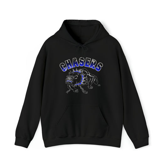 Black Chained Chasers Unisex Heavy Blend™ Hooded Sweatshirt