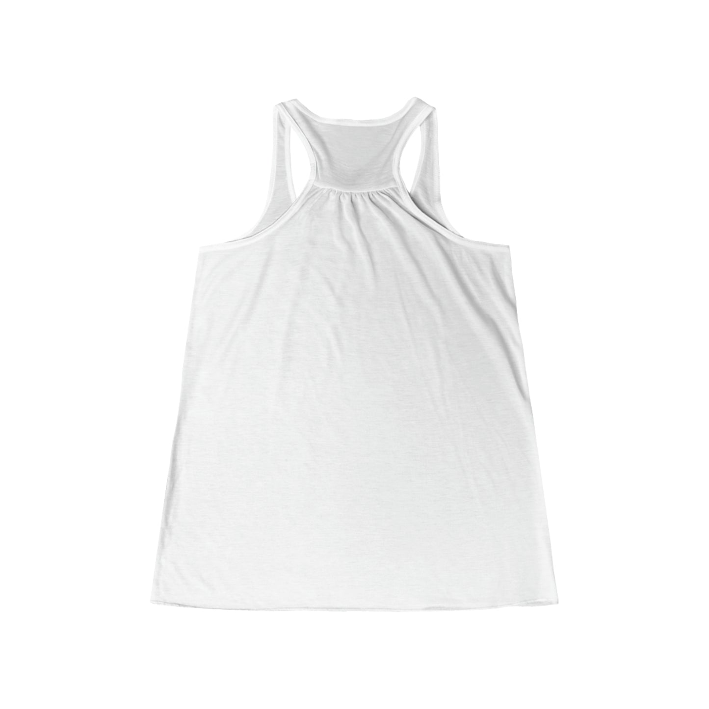 White, White marble, Black and Athletic Heather Chasers Women's Flowy Racerback Tank